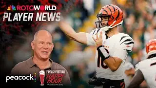 Ja'Marr Chase&rsquo;s outlook improves with Flacco at QB | Fantasy Football Happy Hour | NFL on NBC