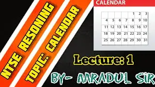 NTSE calendar Class 1
