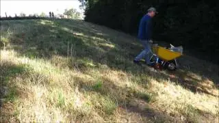 E PowerBarrow up and down the Dutch dike with 125Kg load