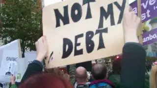 Dublin Occupy Dame Street Protest March October 15th 2011