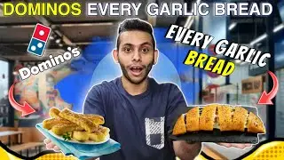 Every Dominos Garlic Bread Taste Test | NomBom | Dominos India | Food Challenge