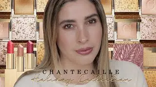CHANTECAILLE HOLIDAY COLLECTION Review Swatches Cristal Lipsticks Highlighter Eclat Doux & Brilliant