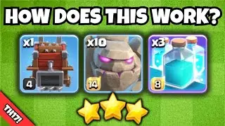 This 10 GOLEM Attack Strategy Shouldn't Work... But it Does! | Clash of Clans