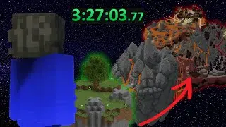 I Speedran Unlocking ALL ISLANDS! - Hypixel Skyblock