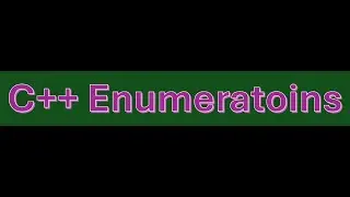 C++ Enumeration