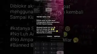 out 😜 #banned #fakechat #whatsapp #kenon