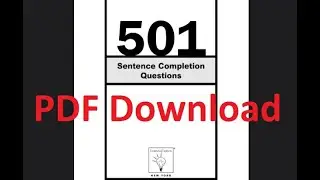 Download 501 Sentence Completion Questions-HuyHuu Team from  