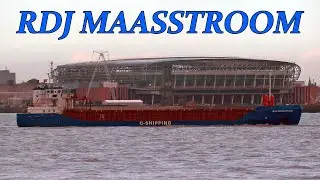 Dutch Freighter RDJ Maasstroom Arrivres in Liverpool from Amsterdam