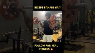 Galti Mat Karna ❌ Biceps Workout🔥|#fitness #shorts #motivation #ytshorts #gymworkout #youtube