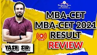 MBA-CET 2021 RESULT || Yash Sir #SSA #MBA_CET #Banking #MBA_CET_2021