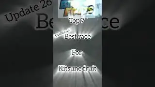 Best race for kitsune users//blox fruit (update 26)#bloxfruits #roblox #gaming
