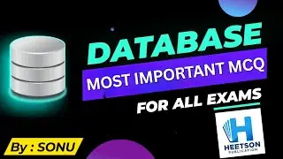 Database MCQ (DBMS Questions and answers for computer competitive exams and interview)