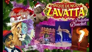 (FR/FS19)Pub,Visite de l'installation du cirque de noël Nicolas Zavatta.