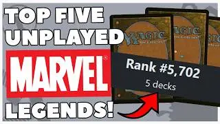 The TOP FIVE Marvel Super Heroes Legends EVERYONE is Sleeping On!