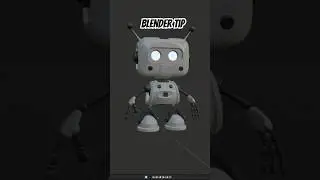 Blender Tip for Viewport Color #3d #blender #blend3d