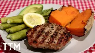 How to make a Grilled Turkey Burger on the Weber Q