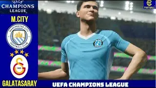Manchester City-Galatasaray. UEFA Champions League. Вest Realistic Immersive Ultra Graphics.