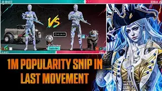 1M POPULARITY SNIP IN LAST MINUTE BGMI HARD POPULARITY BATTLE SNIP AND WIN