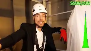 MR BEAST ON THE TOP OF BURJKHALIF 2700 FEET. 160 FLOORS