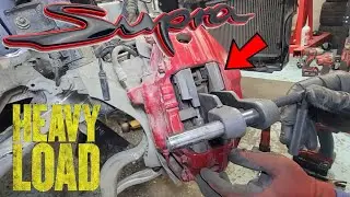 Toyota Supra MK5 2020+! Замена передних колодок и дисков своими руками