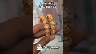 550 free shipping... Beautiful kada bangles... Designer kada at affordable prices.. WhatsApp to book