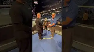 WWE Referees Making Sure Smackdown TV is Ready