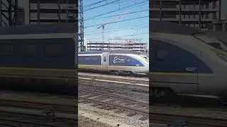Eurostar e320 (Class 374) 4027 + 4028 Passing on it way to Brussels on 22/06/22 #shorts