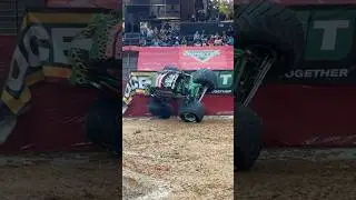 Crashing a 12,000 Pound Monster Truck & Flipping It Back Over #2024 #monstertruck #monsterjam