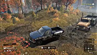Truck Stuck In Mud  snowrunner#offroading  rx raj gamer