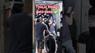 HAND Loading a 53 Foot TRAILER FULL of TIRES 💪🏋️&zwj;♂️