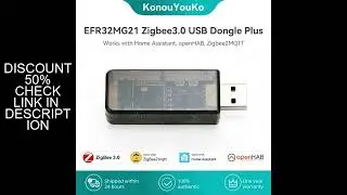EFR32MG21 Zigbee 3.0 USB Dongle Plus Universal Open Source Zigbee Gateway Works with Home Assistant