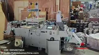 DABA Flatbed Die Cutting Machine With Hot Stamping Unit-Ship To Colombia