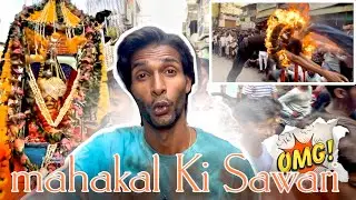 महाकाल बाबा की साही सवारी में  पांडव व्यायाम शाला के पहलवानों ने मचाया तांडव 🔱💪
