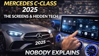 Mercedes C-Class 2025: экраны, скрытые технологии и как ими пользоваться на практике.
