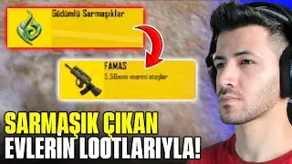 GÜDÜMLÜ SARMAŞIK ÇIKAN EVLERİN LOOTLARIYLA WİN ALMAK? (FAMAS ÇIKTI) Pubg mobile