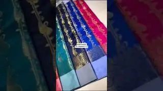 Banarasi Kattan Soft Silk Sarees New Design 9566647775 #trending #saree #banarasi #pattusarees