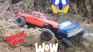 Fully built traxxas trx4 out on the rocks can it crawl? #amazon #terminator #rccar #trending 