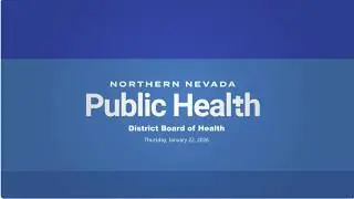 District Board of Health | January 22, 2026