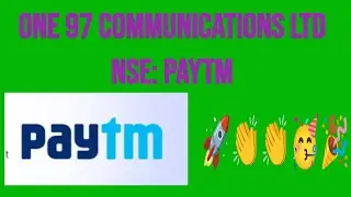 🎉👏🤩🍰One 97 Communications Ltd🎉⭐🚀💥NSE: PAYTM💢💥♾️✨🤩