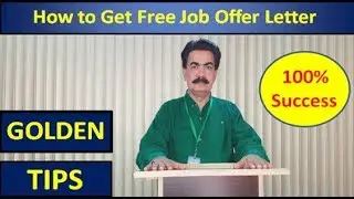 How to Get Free Job Offer Letter According to Online Visa Application System