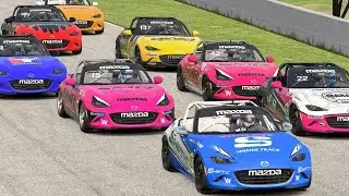 Mid-Pack MX-5 Cup Battle at Canadian Tire Motorsports Park for Shift Up Now Member Race! 🔥