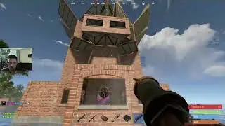 Джангл РАСТ #rust #duo #raid #noob #funnygameplay