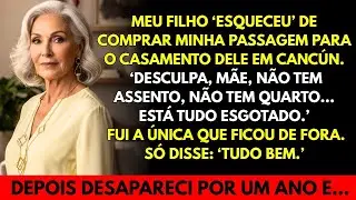 Meu filho “esqueceu” minha passagem pra Cancún. Fui a única deixada de fora… e sumi por um ano.