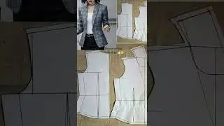 easy trick women blazer cutting#youtubeshorts#trendingshorts#viralshorts#howtostyle#shorts#fashion