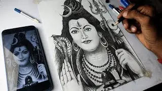 Lord Shiva Drawing Step by step | Mahadev Drawing | Artist Anish Sharma