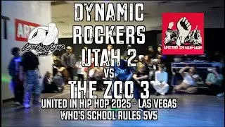 Dynamic Rockers Academy Utah 2 vs The Zoo 3 | Who's School Rules 5v5 | Top 8 | UIHH 2025 | #SXSTV