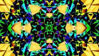Colorful Abstract Diamond 4K ✨ | Mesmerizing VJ Loop | Hypnotic Crystal Light Animation