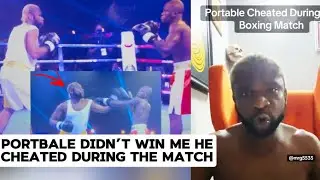 Portable Knocks Speed Darlington Out in First Round in Boxing Fight & AKPI Claim He Cheated