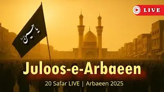 20 Safar Juloos LIVE 2025 | Chehlum Shohada-e-Karbala | Arbaeen Walk & Ziyarat | Ya Husain 😭