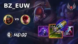 MID.GG: [ BZ_EUW ] Zed MID vs Lee Sin | EUW GRANDMASTER | LOL Season 2025